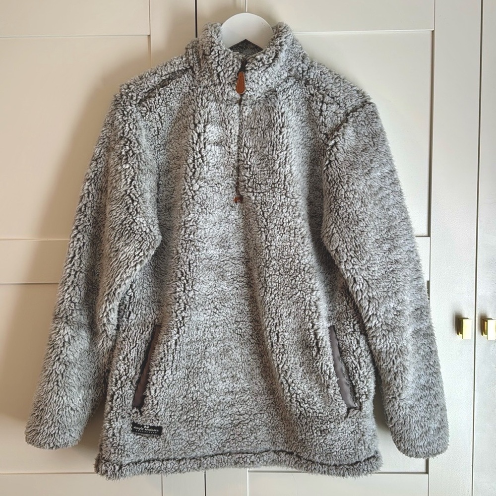 Simply Southern Sherpa Pullover - Grey